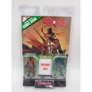 Spawn # 309 Comic and Toy - Gunslinger and Auger